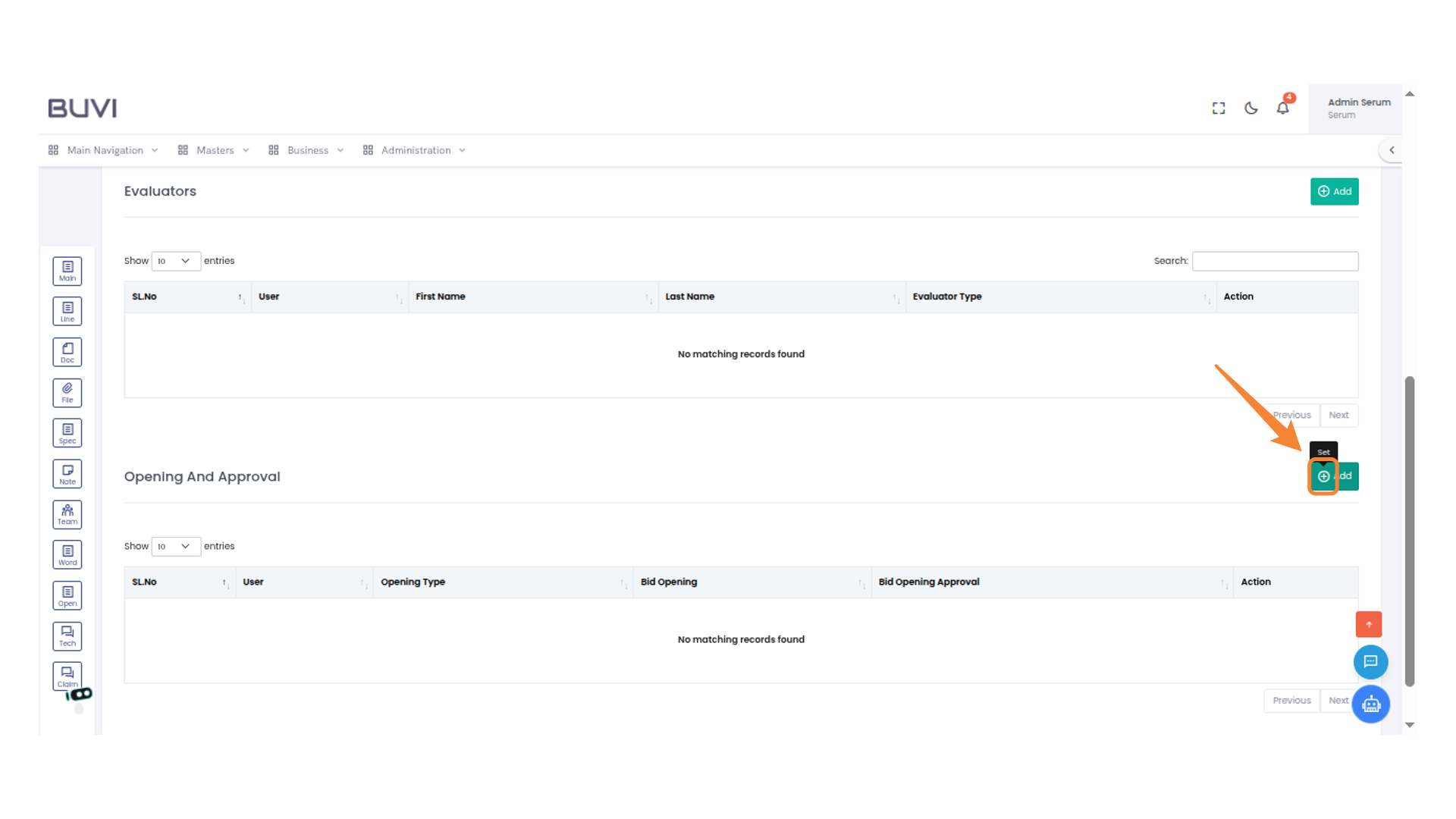 Add New Entry Button