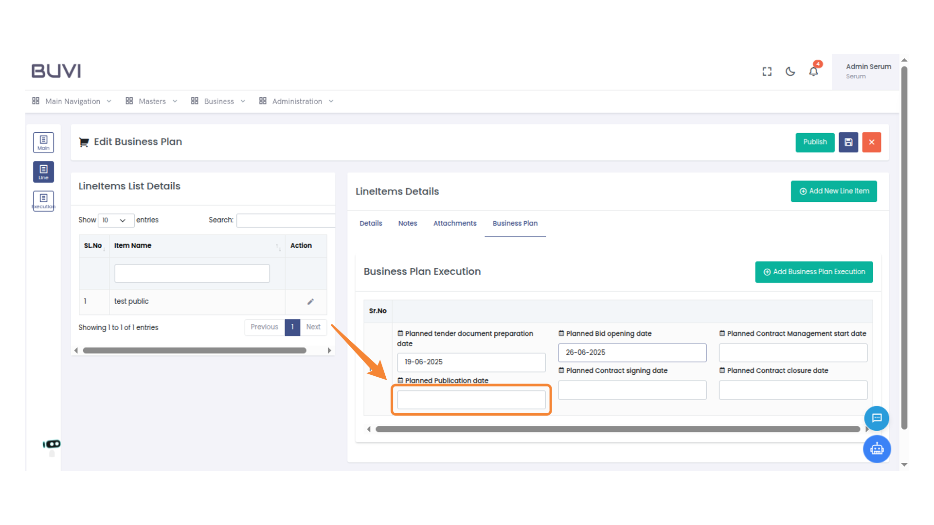Enter Planned Publication Date