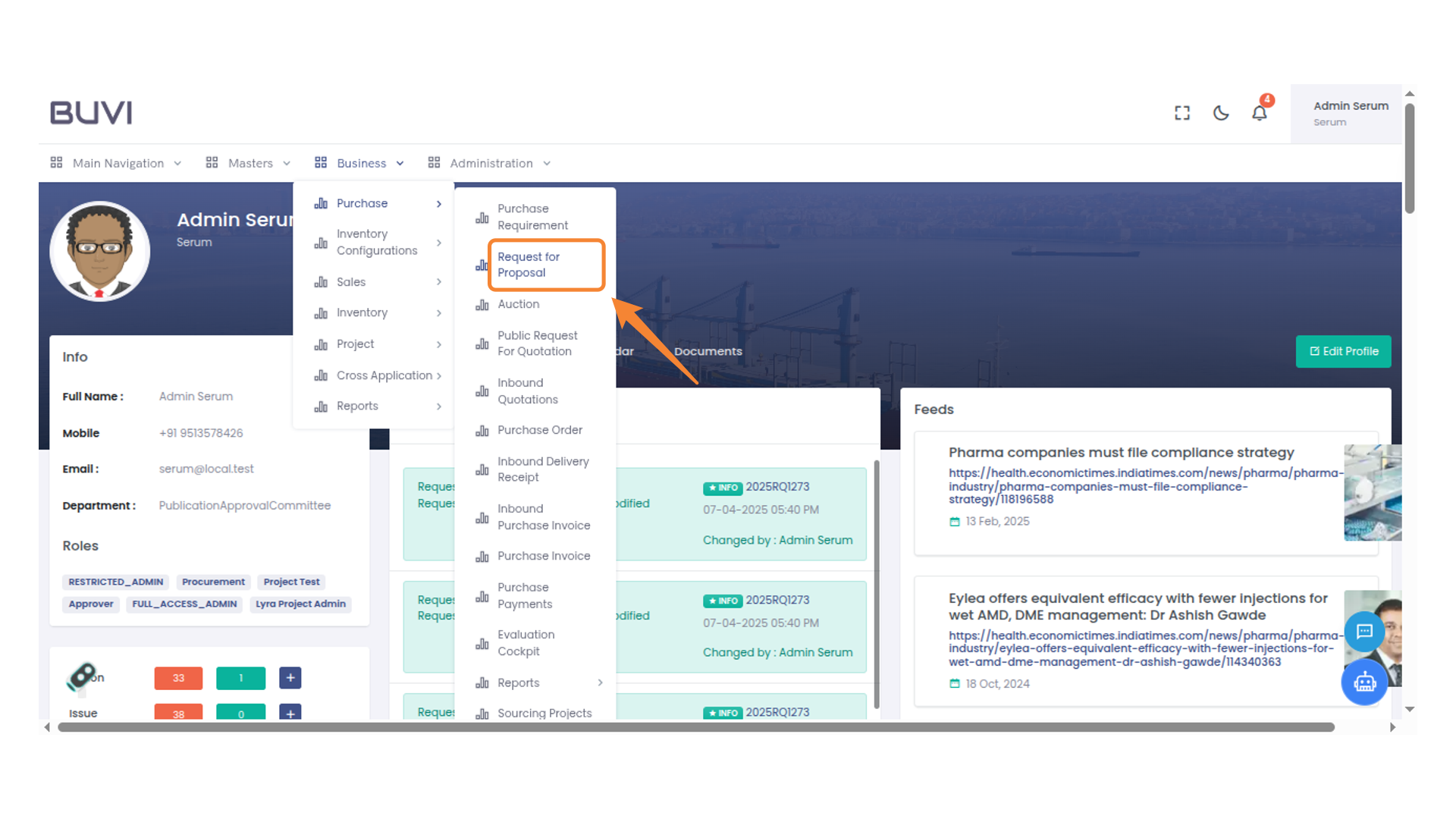 Request for Proposal Option