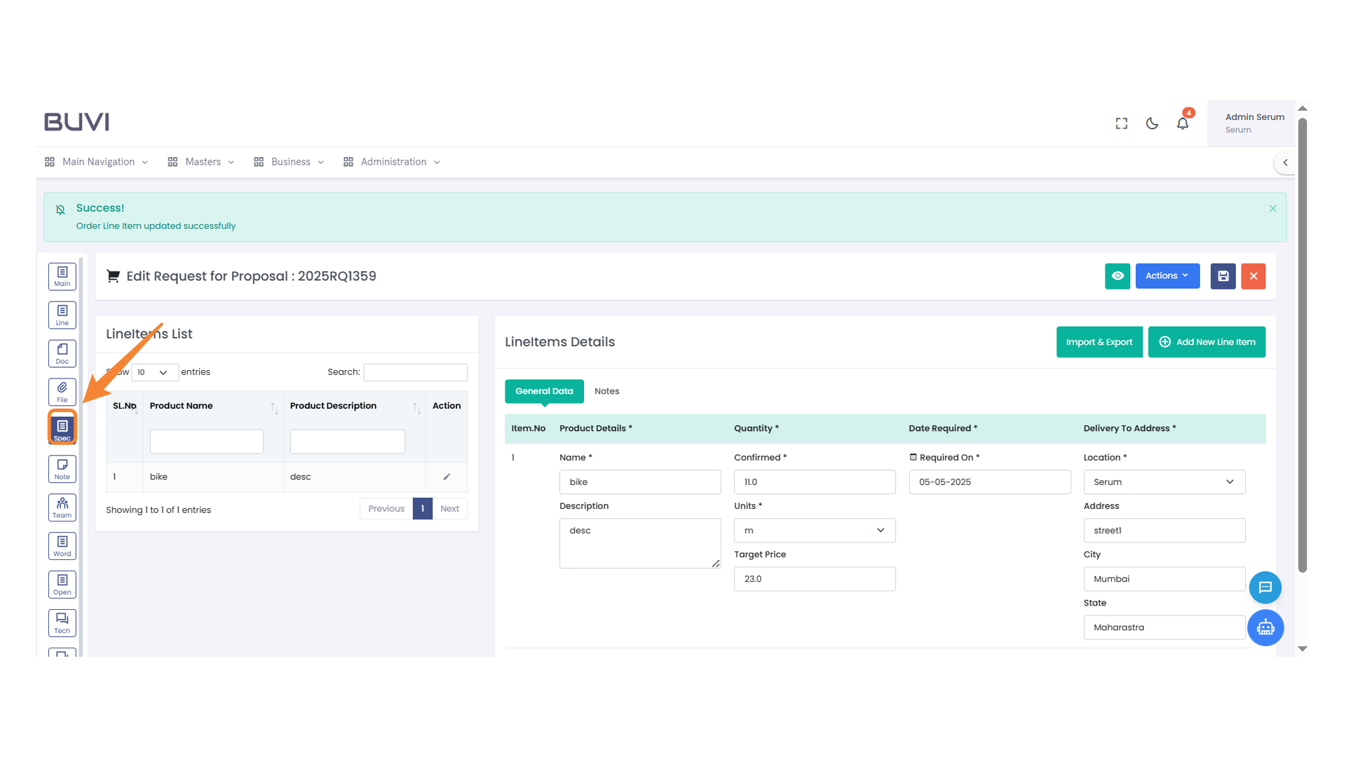 Sidebar Navigation Highlight