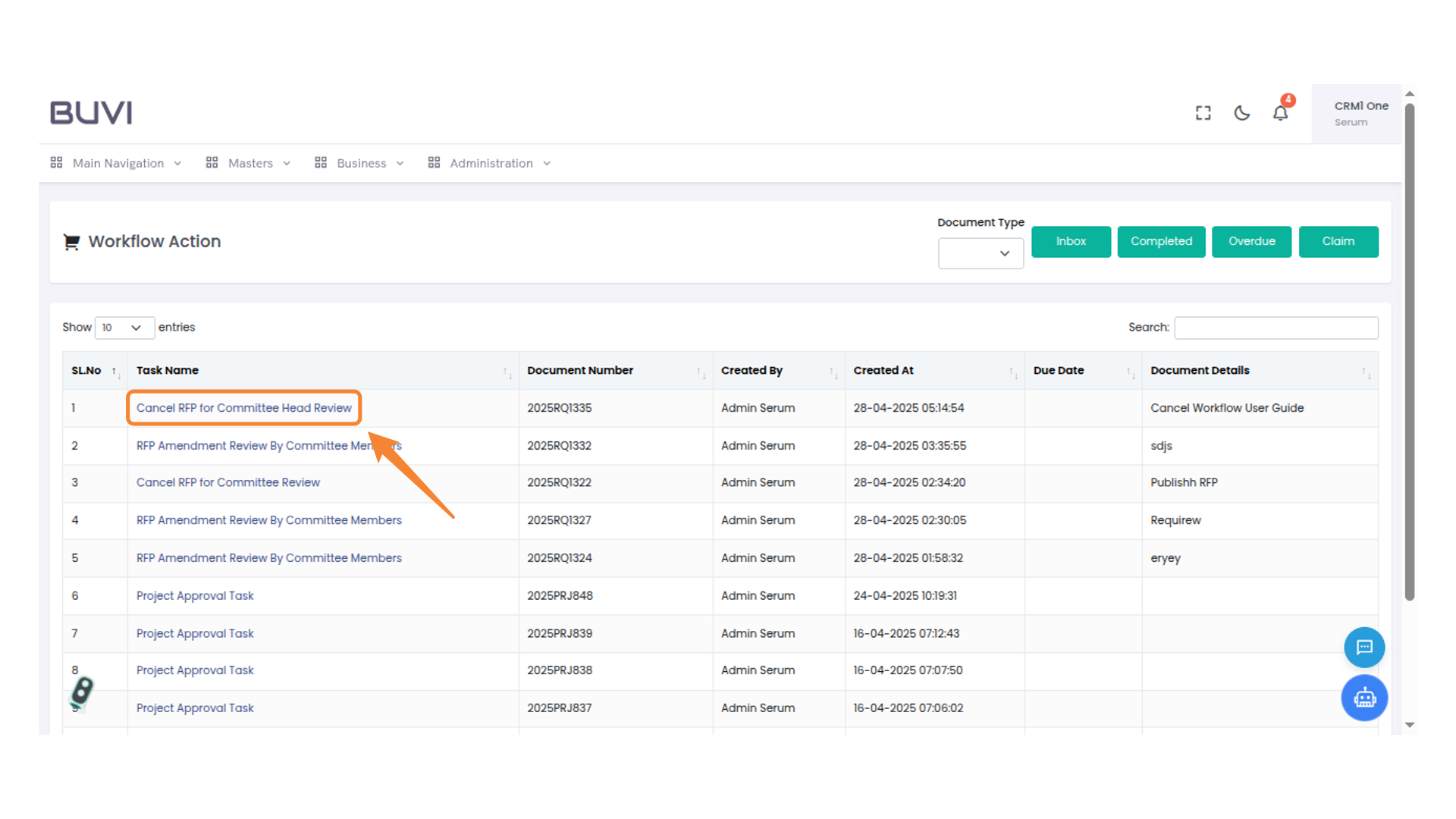 Cancel Request for Proposal