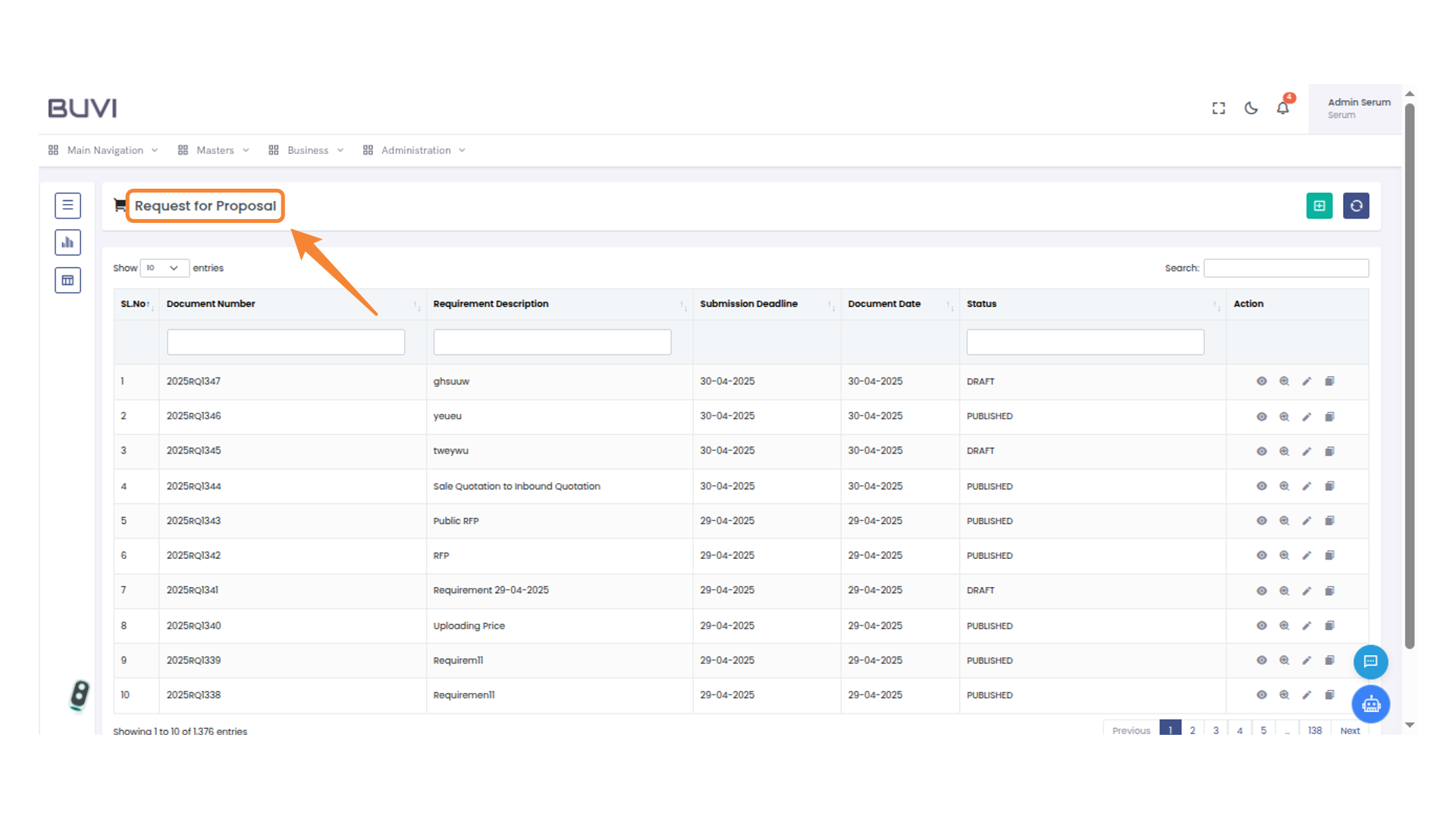 Request for Proposal