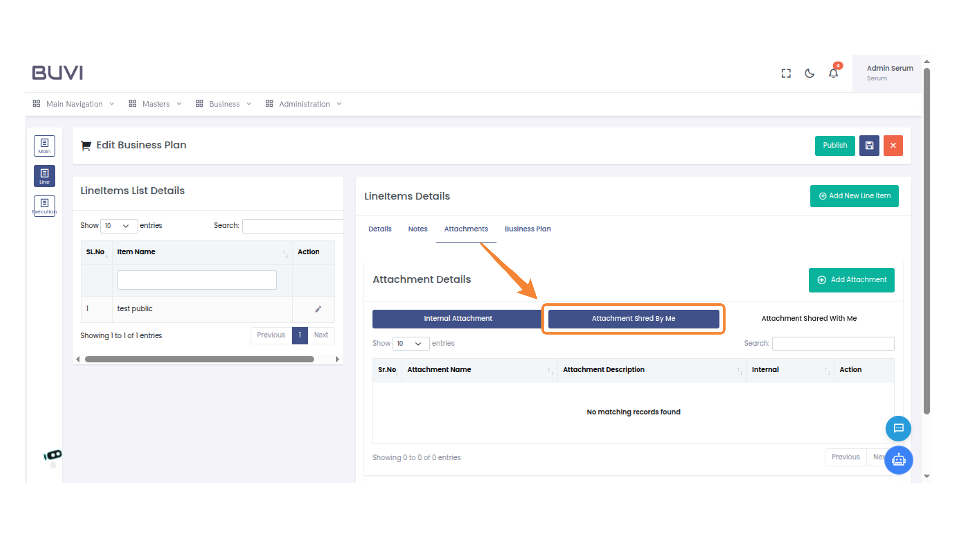 Click on Shared Attachments