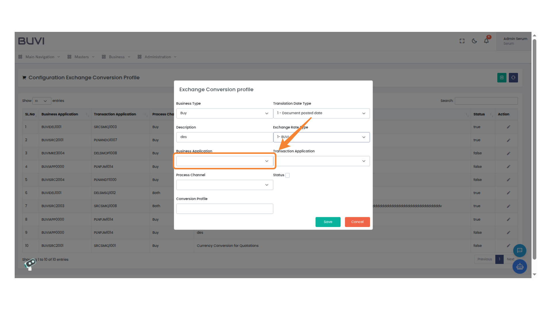Select Business Application