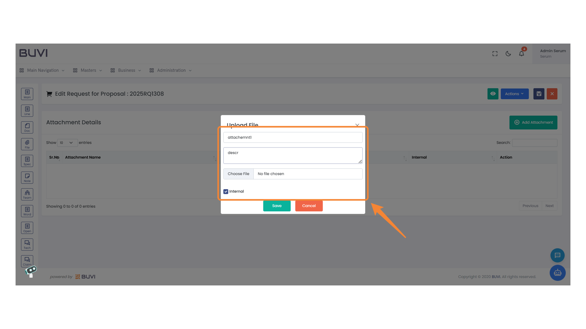 File Upload Interface