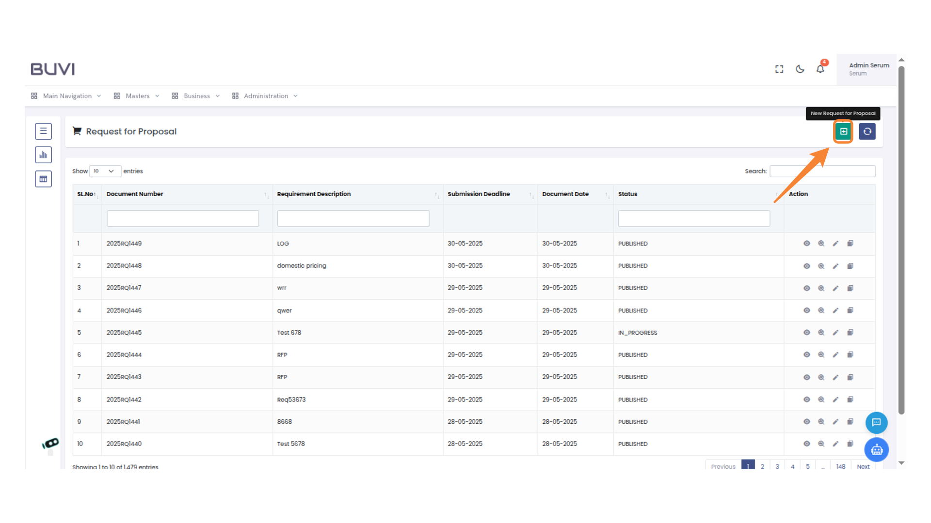 Create a New Request