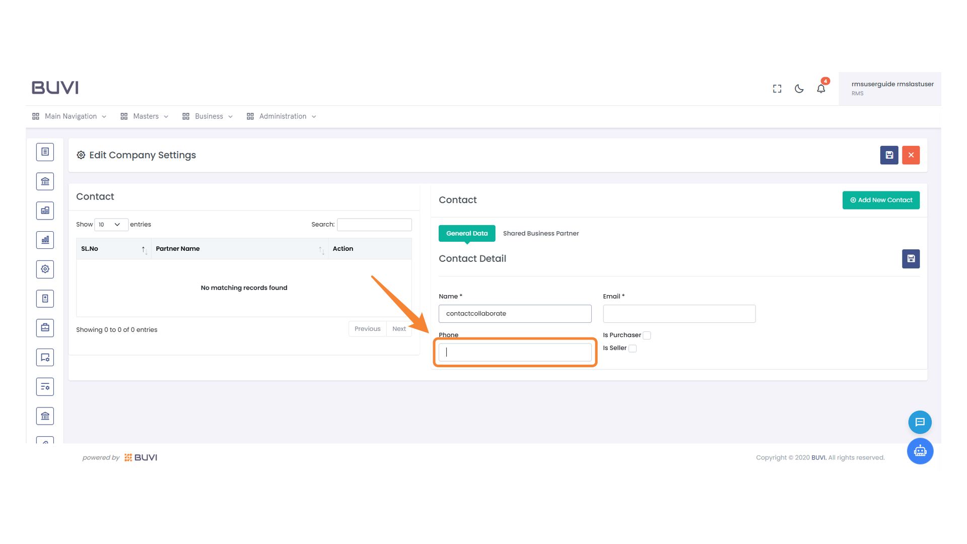 Phone Number Input Field