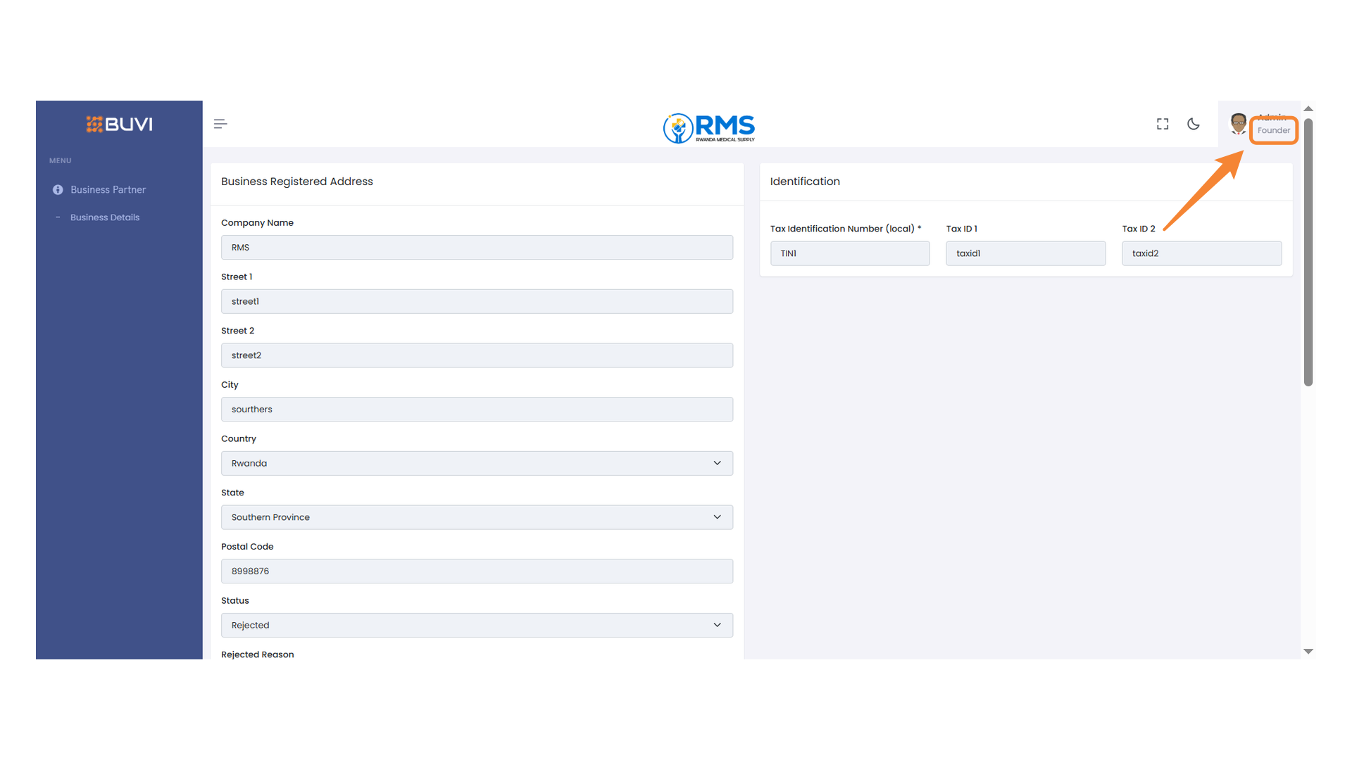 User Profile Information