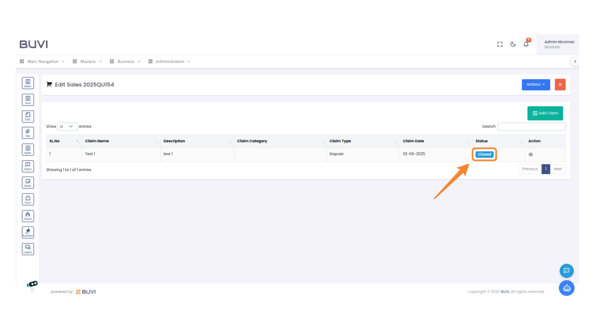 Status Update Verification
