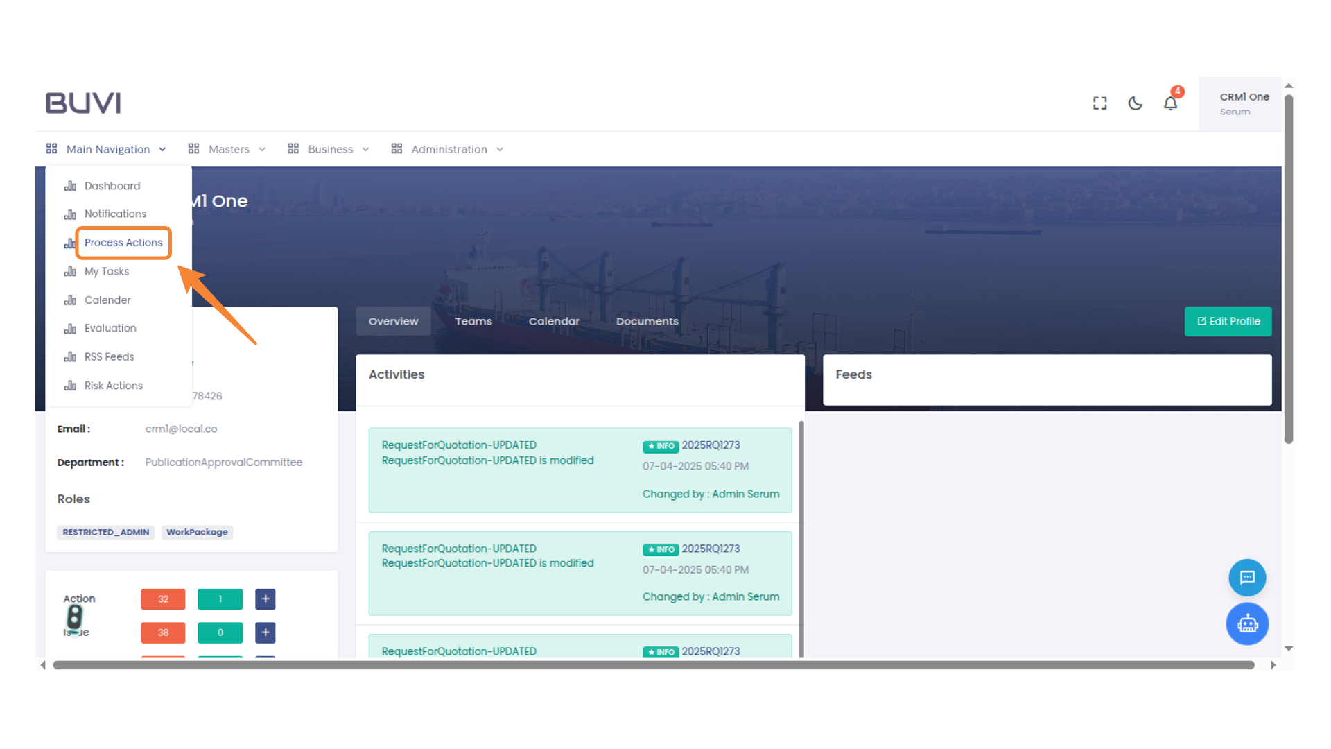 Navigation Menu Highlight