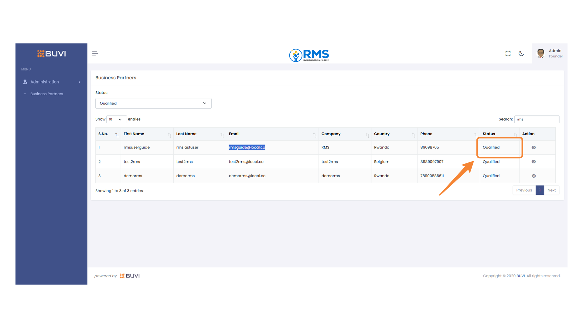 Qualified Status Indicator