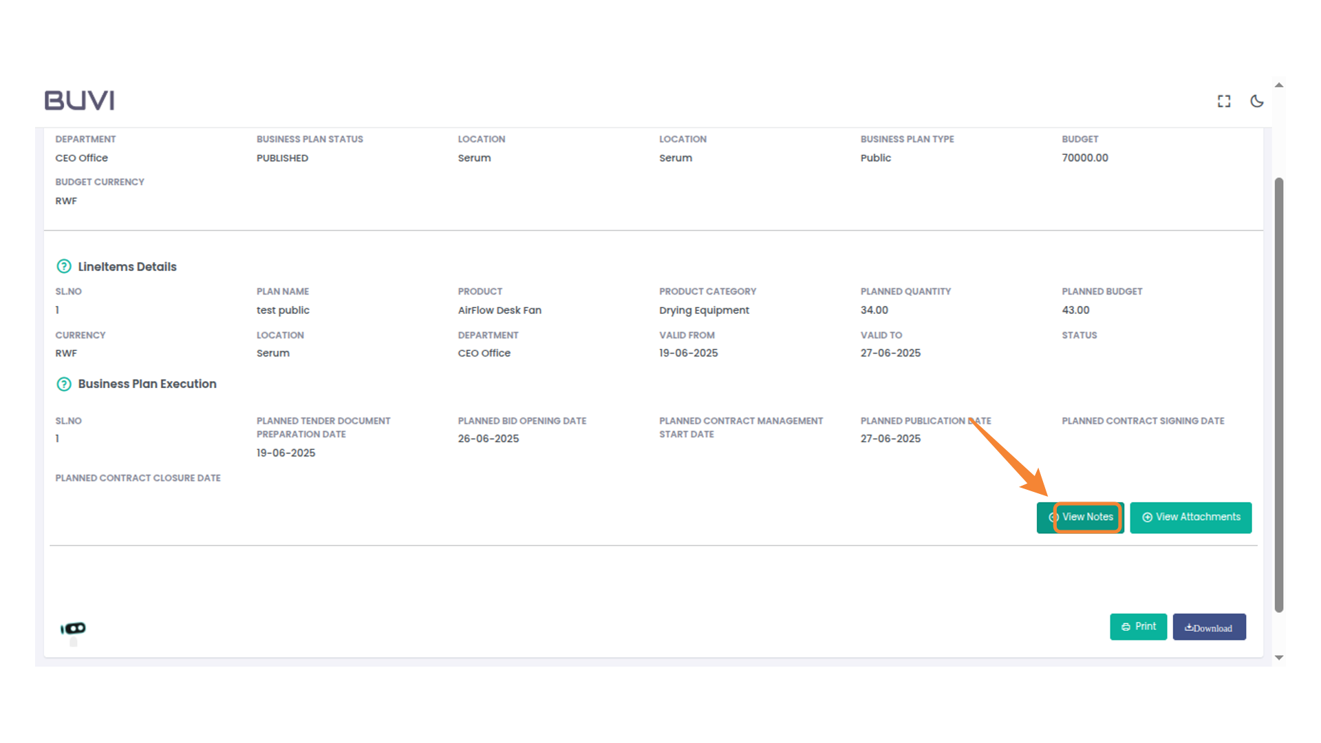 Access Notes or Attachments