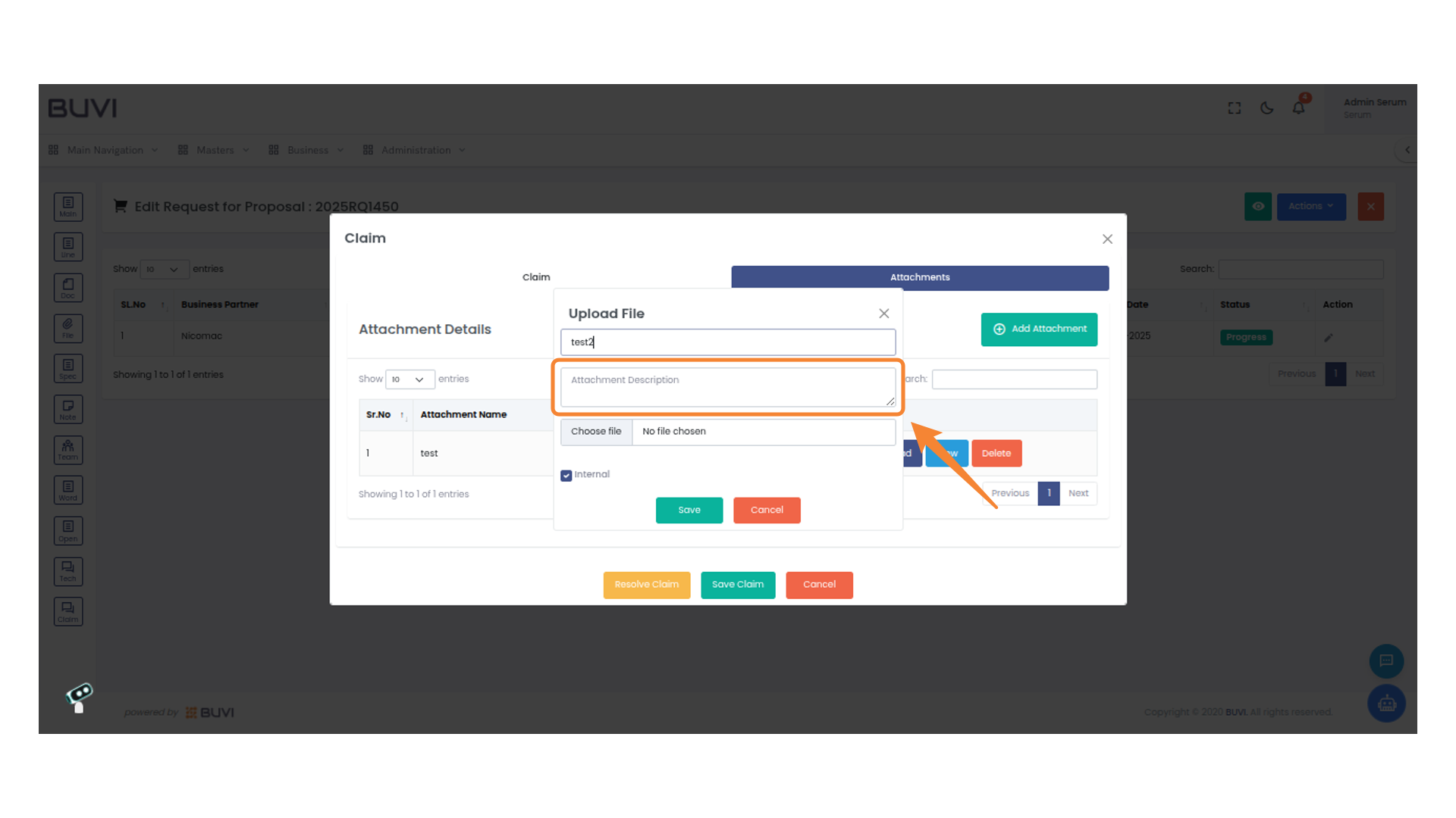 Enter Attachment Description