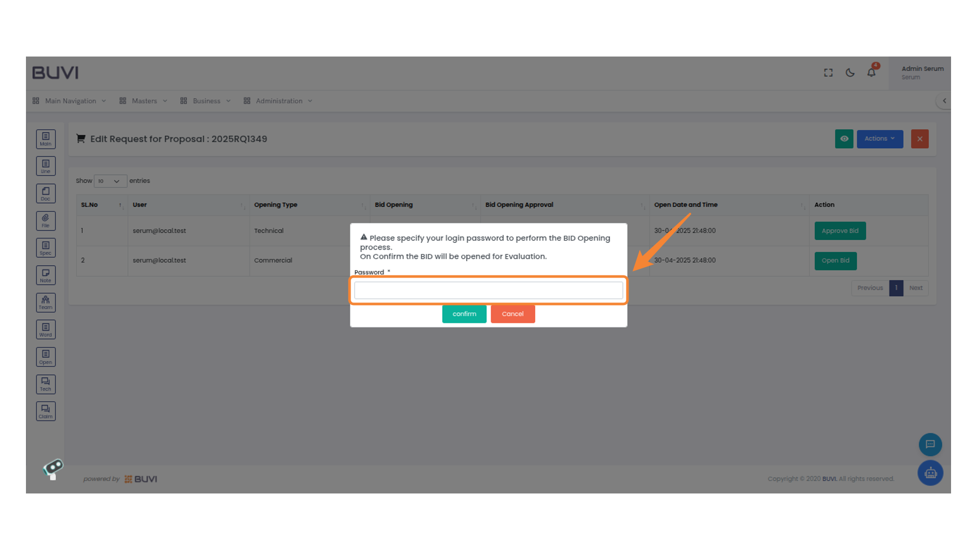 Password Input Field