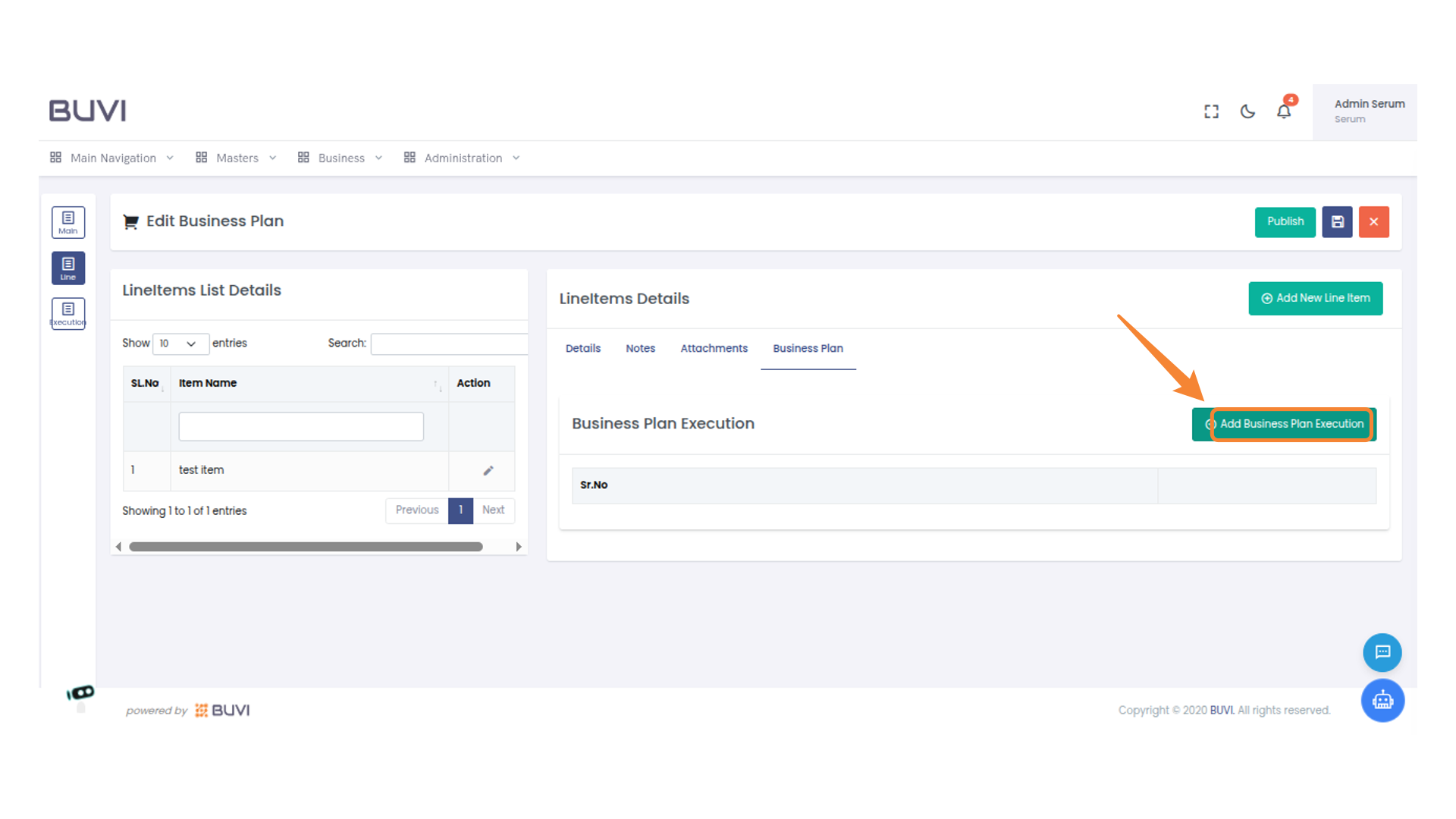 Add Business Plan Execution