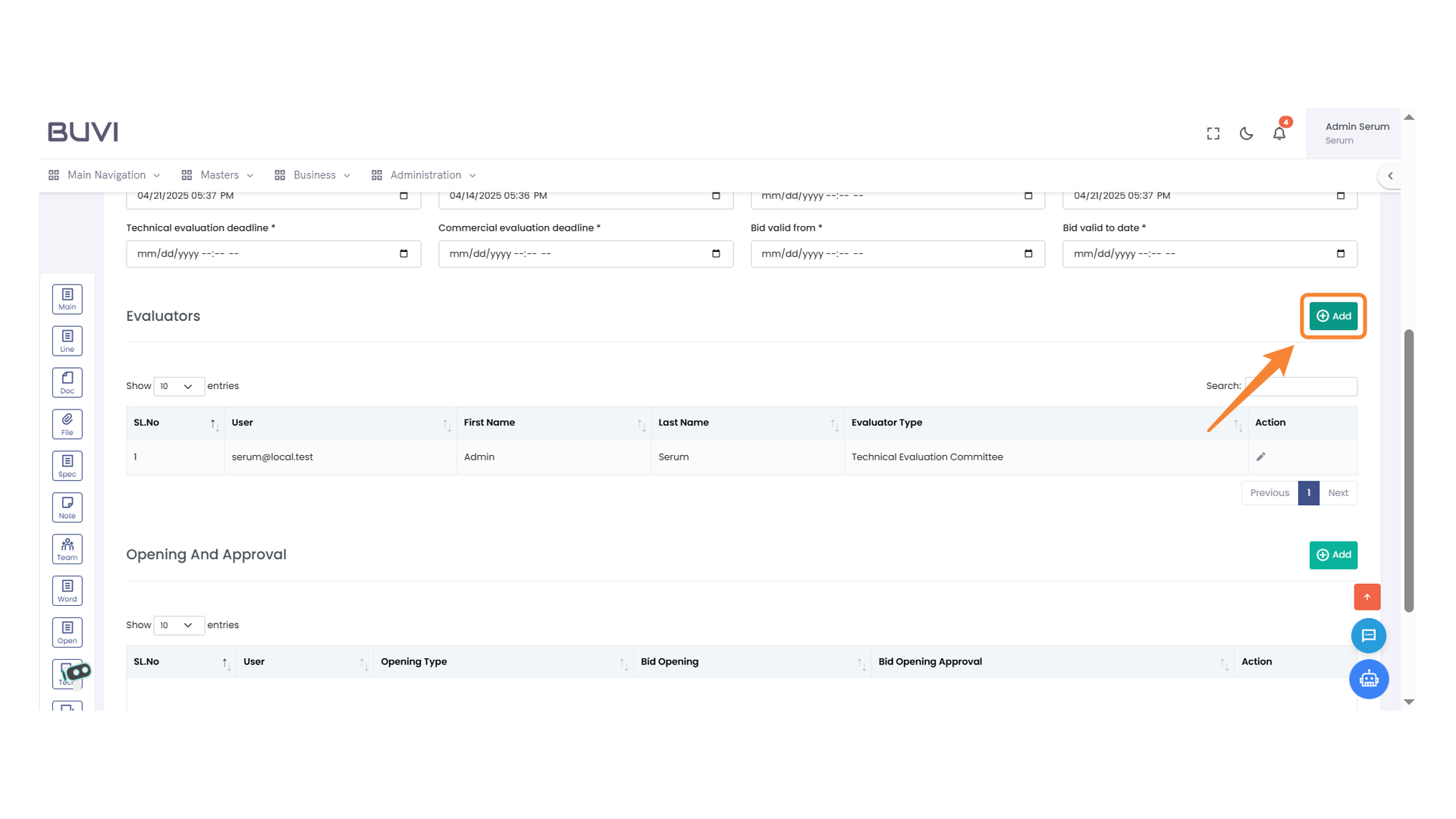 Add Button Confirmation