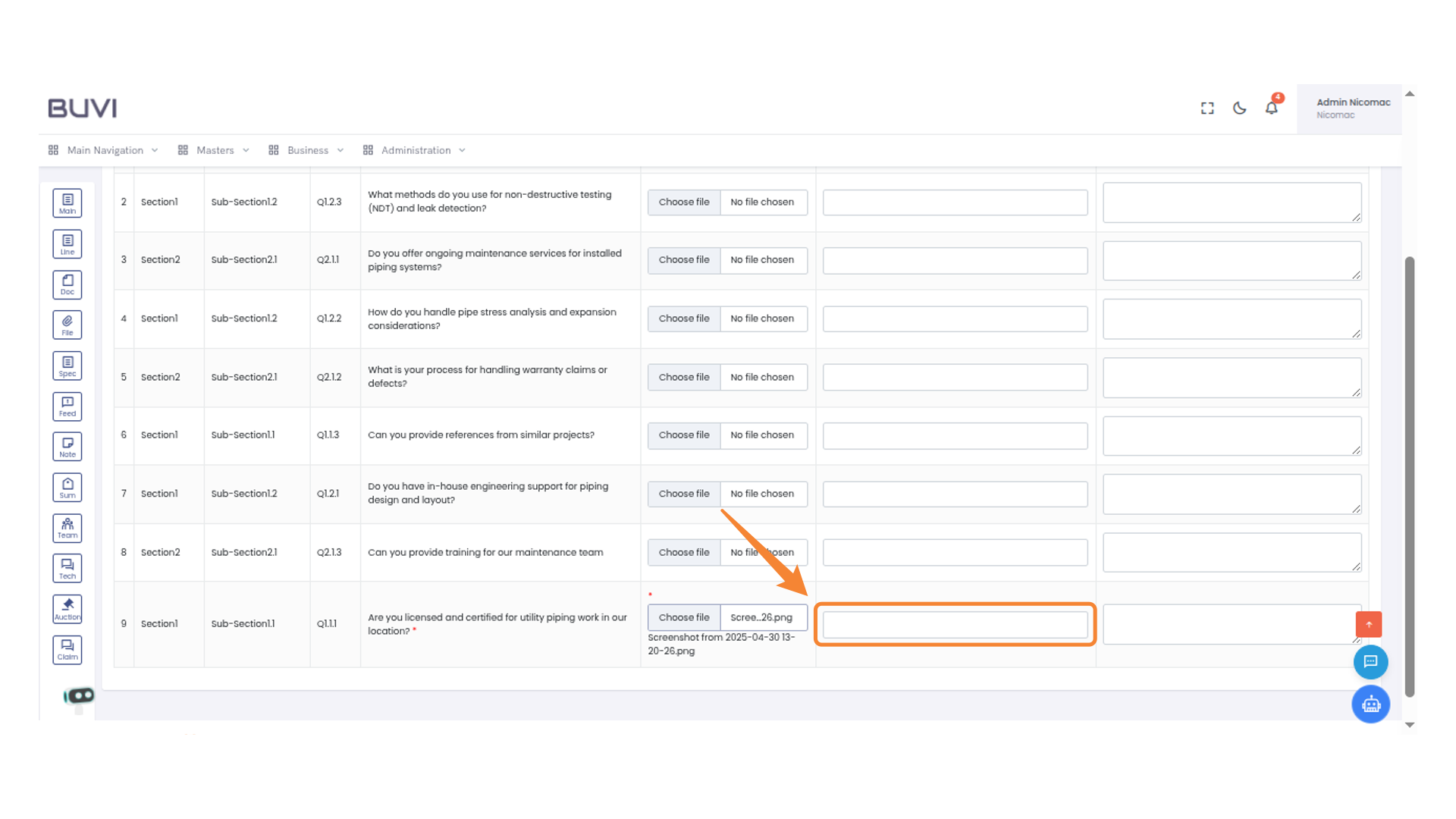 File Selection and Upload