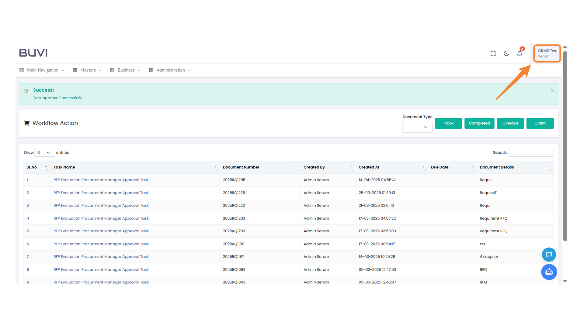 CRM2 User Information
