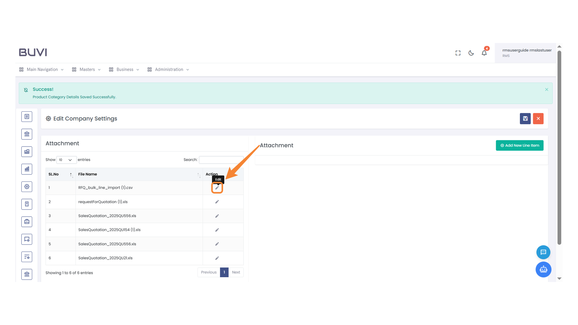 Edit Attachment Icon